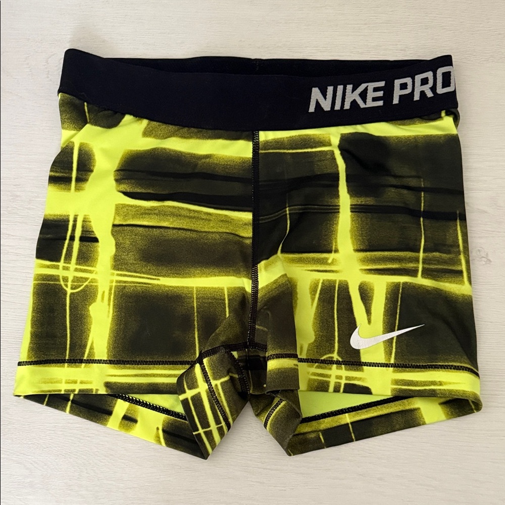Nike Pro Neon Compression Shorts